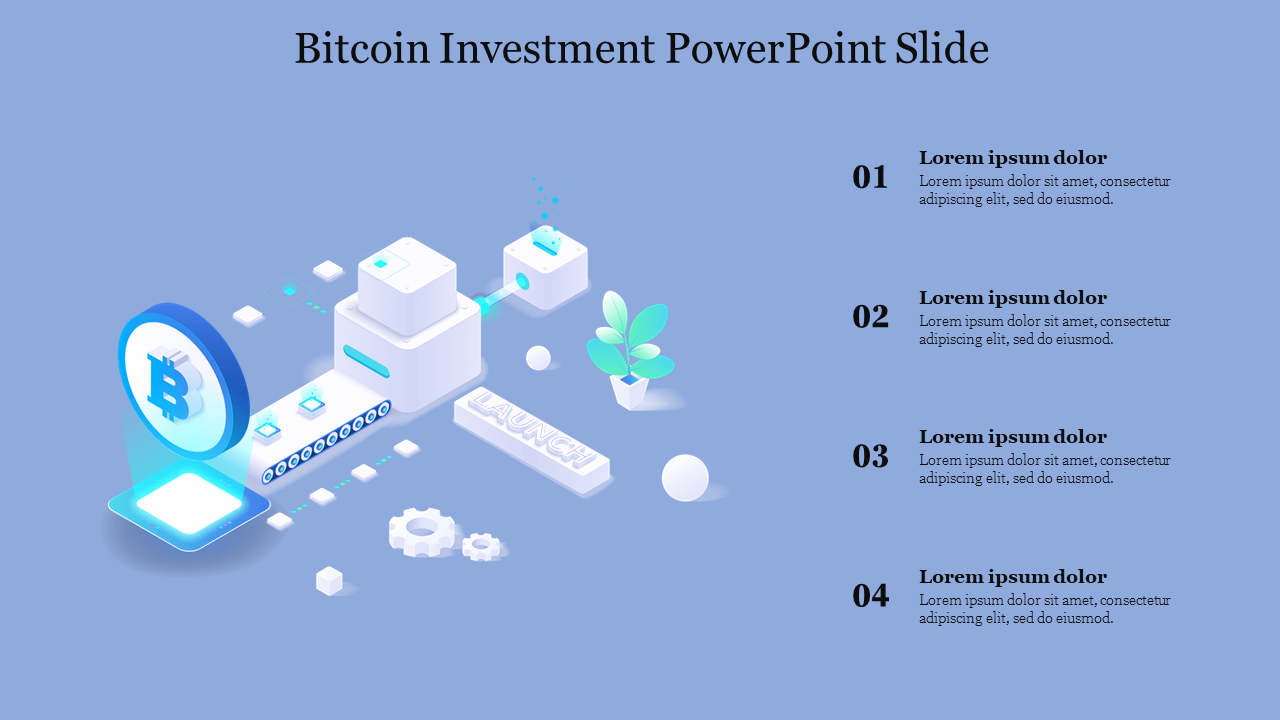 Creative Bitcoin Investment PowerPoint Slide Template